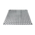 Anti-Slip Plastic Grass Protection Mat, Black Grid Pattern, Heavy Duty Outdoor Ground Cover 30 * 200cm