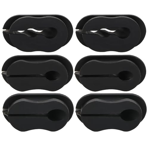 6pcs Charging Port Cover, Silicone Scooter Cable Grommet Water Proof Cable Buckle Protector Accessories for G30 Electric Scooter
