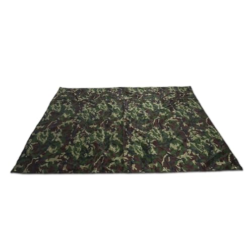 Camping Tarp Ground Cloth, Waterproof Lightweight Tent Footprint, Compact Portable Tarp Shelter for Hiking Backpacking Picnic, Outdoor Survival Blanket Alternative, 3x2.9m Camo - size: 9.8*9.5'