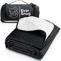 EverSnug Large Waterproof Outdoor Blanket - Extra Thick Premium Quilted Fleece, Waterproof & Windproof, Great for Camping, Picnics, Beaches, Stadiums, Dogs - color: Black