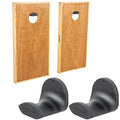 GoSports Wall Mounted Cornhole Board Hangers - Set of 2 - Includes Bean Bag Tote