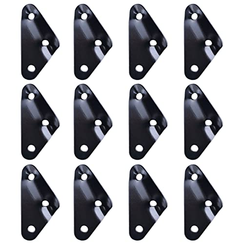 TRIWONDER Guyline Cord Adjuster Rope Tensioner Tent Guy Line Paracord Tightener Loop Alien Aluminum Alloy for Camping Hiking (Black (Triangle Shape) - 12 Pack) - color: Triangle Shape - Black (12 Pack)