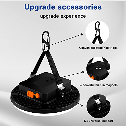 IODOO 16500mAh 60W Rechargeable Camping Light 3000LM 2700/4000/6500K LED Camping Lantern Portable IP65 Waterproof Tent Lights Power Failur - size: 60W Pro
