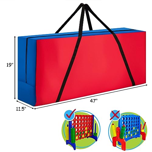 Costzon Giant 4-in-A-Row Game Carrying Bag (Game Not Included), Carry and Storage Bag for Jumbo 4-to-Score Giant Game Set, Easily Transport/Store, Life Size Yard Game Connect Game Storage Case