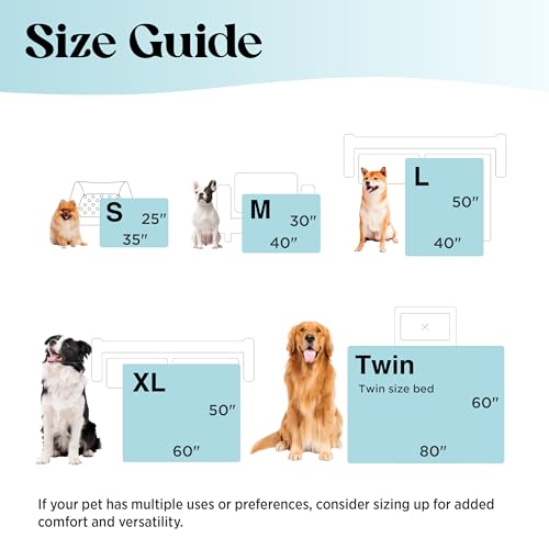 Lesure Premium Cooling Blankets for Small Dogs - Washable Small Dog Cooling Throw Blanket with Q-MAX>0.4，Durable Self Cooling Pet Mat for Cat, Soft Cooling Summer Blanket for Hot Weather, Grey, 25x35" - color: Light Grey, size: S(25x35")