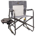 GCI Outdoor Freestyle Rocker Portable Folding Rocking Chair, Outdoor Camping Chair with Side Table - color: Heathered Pewter, style: Freestyle Rocker W/ Side Table