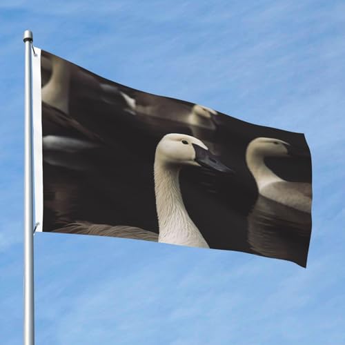 Goose Flag 2 X 3 Ft Double Sided Vertical Garden Flag Seasonal Holiday Banner With Brass Grommets Photo Backdrop Yard Flag For Outdoor Indoor Home Decor - color: Goose