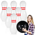 Giant Inflatable Bowling Set，One 15 Inches Ball with Six 23 Inches Pins