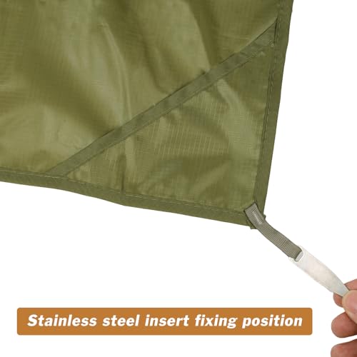 Picnic Blanket Waterproof – Packable Sand Proof Beach Blanket (0.42lb/0.66lb), Compact & Foldable, Fits in Pocket with Integrated Stakes, Ideal for Camping, Hiking, Travel, Concert, Festival - size: Military Green Burger 59.06" x 39.37"