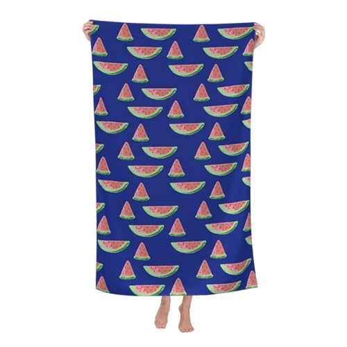 Cute Watermelon Beach Towel for Women/Adults, Personalized Microfiber Beach Towels Bulk, Quick Dry Beach Towel for Pool, Lightweight Bath Towels Oversized Clearance 30"x 60" - color: Watermelon1, size: 30"x 60"