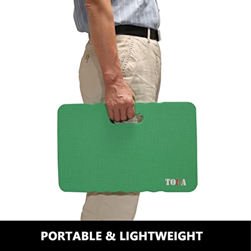 Kneeling Pad Thick Extra Large High Density Foam Comfort Kneeling Pad for Work Gardening Yoga Exercise Garden Knee Pad Green, 1 Pack - color: Green, size: Large - 1 Pack