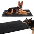 HOMBYS Chew Proof Dog Bed Mat with 12 Metal Rivets - Indestructible Kennel Pad for Teething Puppies & Aggressive Chewers, Durable Waterproof Crate Mat for Small Dogs, 29" x 18" (Indoor/Outdoor Use) - size: 29" x 18"