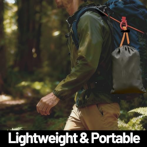 Tent Footprint,71" X 82.6" Waterproof Camping Tarp - Foldable Picnic Blanket Sandproof Lightweight Ground Sheet Mat for Outdoor,Camping,Hiking,Beach,Tent,Park,Music Festival