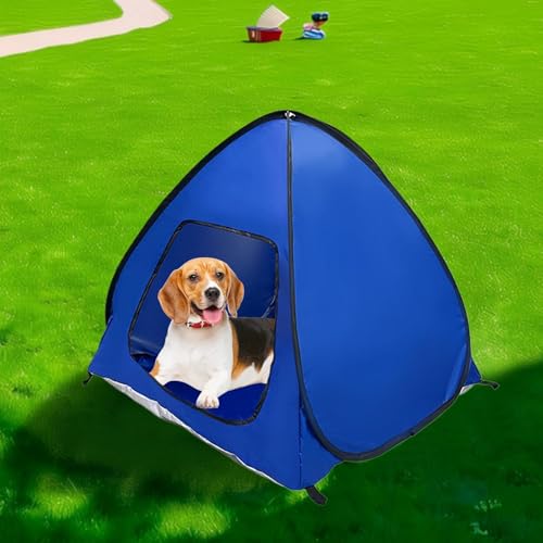 Outdoor Dog Tent - Sunproof Pet Shelter, Portable Design, Lightweight Build, Durable Frame | Shade House Equipment, Ideal for Lawn Camping Patio for Garden Backyard Picnicking Outdoor Outings - color: L