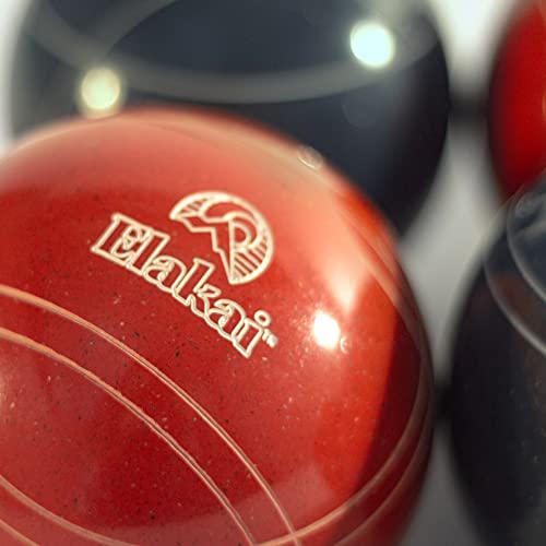 Elakai Outdoor Games for Adults and Family Beach Backyard Camping Bocce Ball Set 107mm