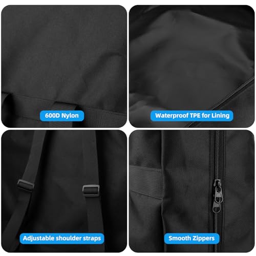 Xxerciz Folding Chair Carry Bag Replacement Bag with Adjustable Shoulder Strap and Zipper Opening for Camp Chair, Folding Lounge Chair, Zero Gravity Chair, Chair Travel Storage Bag for Patio Camping