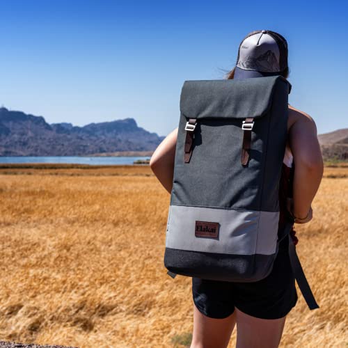 Elakai National Parks Series Premium Travel Cornhole Boards with Carry Case Backpack 1x2 - color: Gidget Surf 1x2