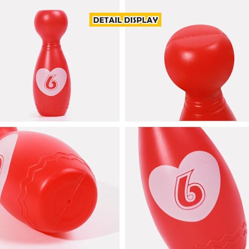 Kids Bowling Set - Outdoor Activity Gear, Vibrant Excitement Station, Reliable Administrative Utility Station, Performance Wrap Tool | for Professional Daily Game Requirement Needs Party Task - color: Colorful