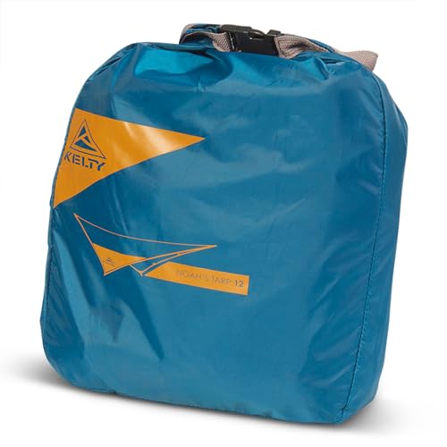 Kelty Noah’s Tarp Sun Shelter and Multi-Use Awning Rainfly, Portable Canopy UV Protection, Waterproof + Durable, 3 Sizes for Customized Pitch (16ft) - size: 16 Feet