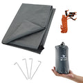 Camping Tarp Waterproof with Carry Bag for Under Tent, Ultralight Tent Footprint for Ground Camping Hiking (86" x 57") - size: 86" x 57"