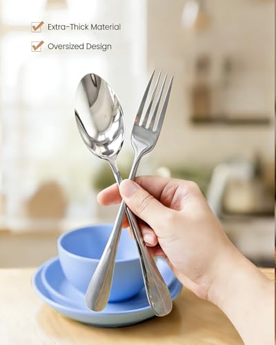 24 Piece Plates and Bowls Sets for 4- Unbreakable Wheat Straw Dinnerware Sets Includes Stainless Steel Forks for Picnic Camping Outdoor Kitchen and Apartment Dinning RV Essentials- Colorful - color: Colorful, size: 24PCS