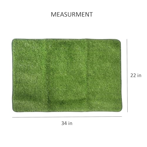 Artificial Grass Turf Pad for Dog Potty Training 22 x34 in (Replacement Grass)