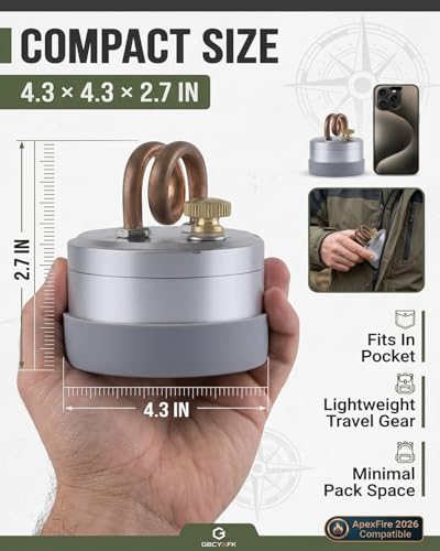 Mini Alcohol Burner Gas Stove Camping Cooking High Power Portable Mini Outdoor Spirit Burner Alcohol Stove Kit with Stable Stand Upgrade Lightweight Strong Compact Backpacking Travel Hiking - color: Brown a