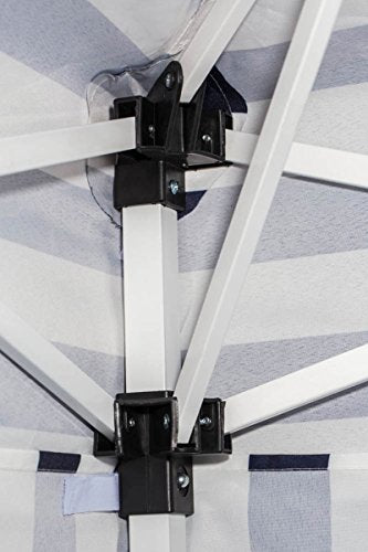 Impact Canopy 4' x 4' Portable Dressing Room, Pop Up Portable Changing Room, Navy Blue / White - color: Navy Blue / White