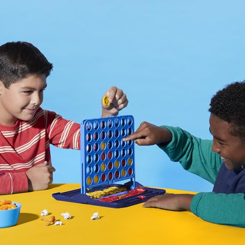Official Hasbro Games Connect 4 Game (2025 Edition) | All-in-1 Storage, Carrying Case, Score Tracker | Ages 6+ | 2 Players | Family Games for Kids