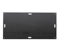 4 Pcs Ground Protection Mats - Black, 3' x 8', Heavy Equipment Mats w/ 6 Pcs Single Connectors - color: Black, size: 4 - Pack