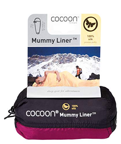 COCOON - Premium - Silk MummyLiner - color: Mulberry Red