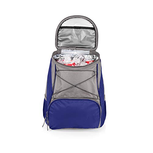 ONIVA - a Picnic Time brand PTX Backpack Cooler, Soft Cooler Backpack, Insulated Lunch Bag, (Navy Blue with Gray Accents) - color: Navy Blue with Gray Accents, style: PTX 1.0 Tarana Backpack Cooler