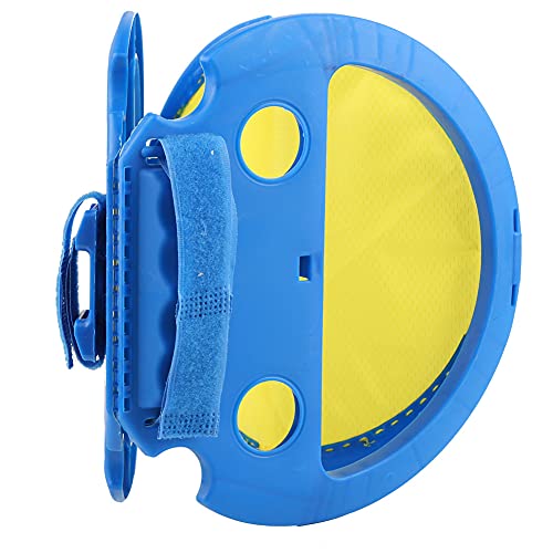 VINGVO Toss and Catch Ball Set, 21x20cm ABS Children's Toss and Catch Game, Outdoor Hand Ball Game, 4 Balls for Kids, Develops Hand Eye Coordination Skills (Blue)