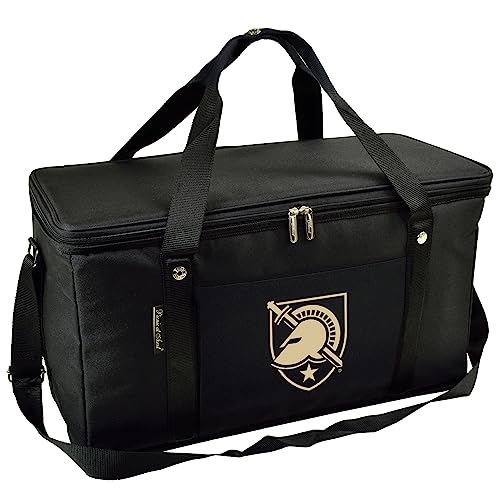 Army Licensed Black Knights 64 Can Capacity Semi Rigid Collapsible Leakproof Cooler- Designed & Quality Approved in The US