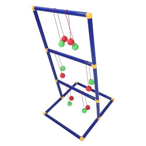 Yinhing Ladder Toss Game Set By Brand Name Interactive Assembly Replacement Ladder Tossing Game for Outdoor Fun 12 Balls Included Family Friendly and for Ages 3+