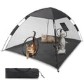 GEERTOP Portable Pet Tent for Cats Outdoor Camping Playpen Sunshade Cat Enclosures for Indoor Kittens Rabbits Guinea Pigs Small Animals Mesh House