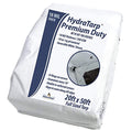 Watershed Innovations HydraTarp Premium Heavy-Duty 18 Mil Thick Waterproof White/Brown Reversible Tarp with D-Rings, 20 by 50 Feet - size: 20ft X 50ft