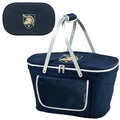 Army Black Knights Licensed Patented Collapsible Insulated Picnic Basket Equipped with Service for 4- Designed and Assembled in USA