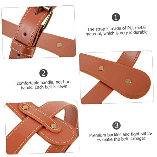 balacoo Blanket Strap for Camping Pu Carrying Strap for Picnic and Beach Mats Comfortable Handle Easy to Use and Practical Binding