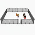 Thickened Dog Fence Durable & Sturdy Outdoor Yard Fence, 40" Height 32 Panels, Portable and Easy to Install – Ideal for Indoor & Outdoor Use, Compact Design for Pet Safety - size: 40" Height, style: 32 Panels