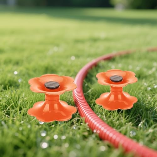 10 Inch Garden Hose Guide Heavy Duty Hose Guide Spike Hose Guide Stake For Garden Decorative, Lawn & Patio, Plant & Flower Bed Protection 2 Pack