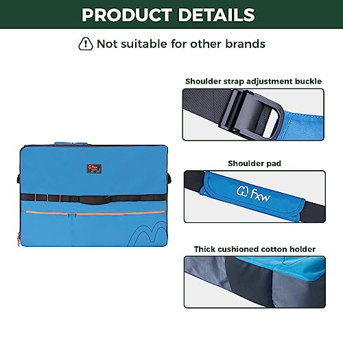 FXW Specialized Dog Playpen Storage Bag (Not Suitable for Other Brands), Designed for RV Trips, Fits 40" H 8 Panels and 9 Stakes, 1 Pack│Patented - color: Blue, size: 40 inch(1 Pack)