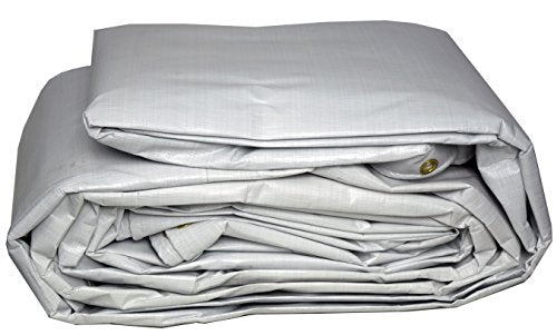 Watershed Innovations HydraTarp 20 Ft. X 30 Ft. Super Heavy Duty Waterproof Tarp - 16mil Thick - White/Brown Reversible Tarp - size: 20ft X 30ft