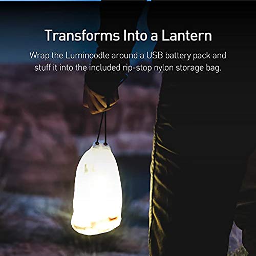 LED Rope Lights, USB Powered Portable Water Proof Camping Rope Lights with 180, Reusable Utility Ties and Storage Bag for Outdoor Hiking Emergency (Yellow) - color: Yellow