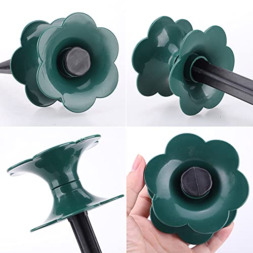 Hose Guide Spikes, 3 Pack Garden Hose Guide Holder Spike Stake Long Plastic Spike Plant Saver Tool Water Hoses Spike for Plant Protection Yard Garden