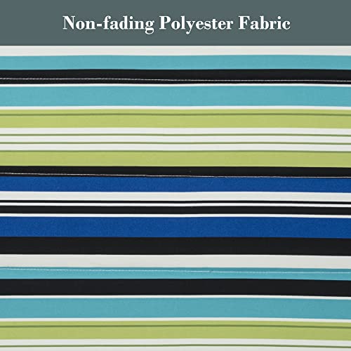 SUNCREAT Outdoor Double Hammock Pad, Soft Comfortable Polyester Pad, Green Stripes - color: Green Stripes