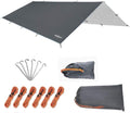 Unigear Tarp Rain Fly Tarp Waterproof Tent Cover Hiking Shelter Foldable Lightweight Waterproof for Camping and Protection Against Rain, Snow and Sun - color: Gray, size: 300cmx400cm