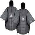 ONETIGRIS Camping Blanket Poncho with with Recycled Synthetic Insulation,Wearable Hoodie Blanket | Ultralight Water-Resistant Warm Camping Blanket for Outdoor, Hiking, Stadium - color: 2pcs-grey