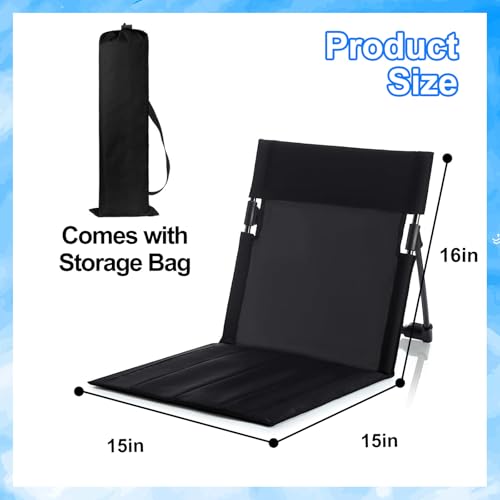 2 Pack Foldable Seat for Poolside Chairs, Portable Outdoor Poolside Chairs for Edge of Pool, Beach Chair, SwimmingPool Accessories, Pool Seats for Edge,Beach Camping Picnic Lawn Accessories-Black - color: Black(2 Pack)