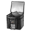 New Star Foodservice Commercial Insulated Food Delivery Bag, Full Size, 21.5 x 11 x 12.5 Inch, Black - size: 21.5" W x 11" H x 12.5" D